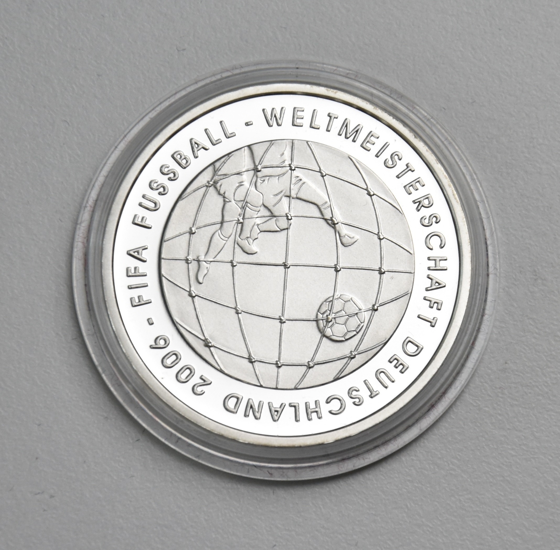 Deutschland 10 Euro 2005 Gedenkmünze (Spiegelglanz) FIFA-Fußball-WM Deutschland 2006 - 3. Ausgabe