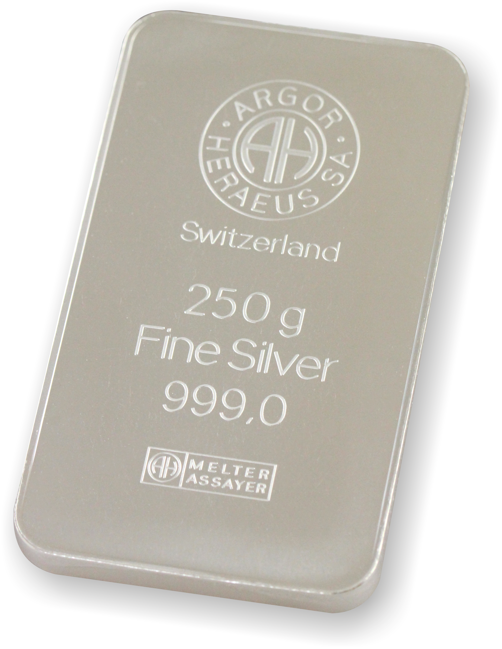 Silberbarren - 250 g .999 ARGOR-HERAEUS