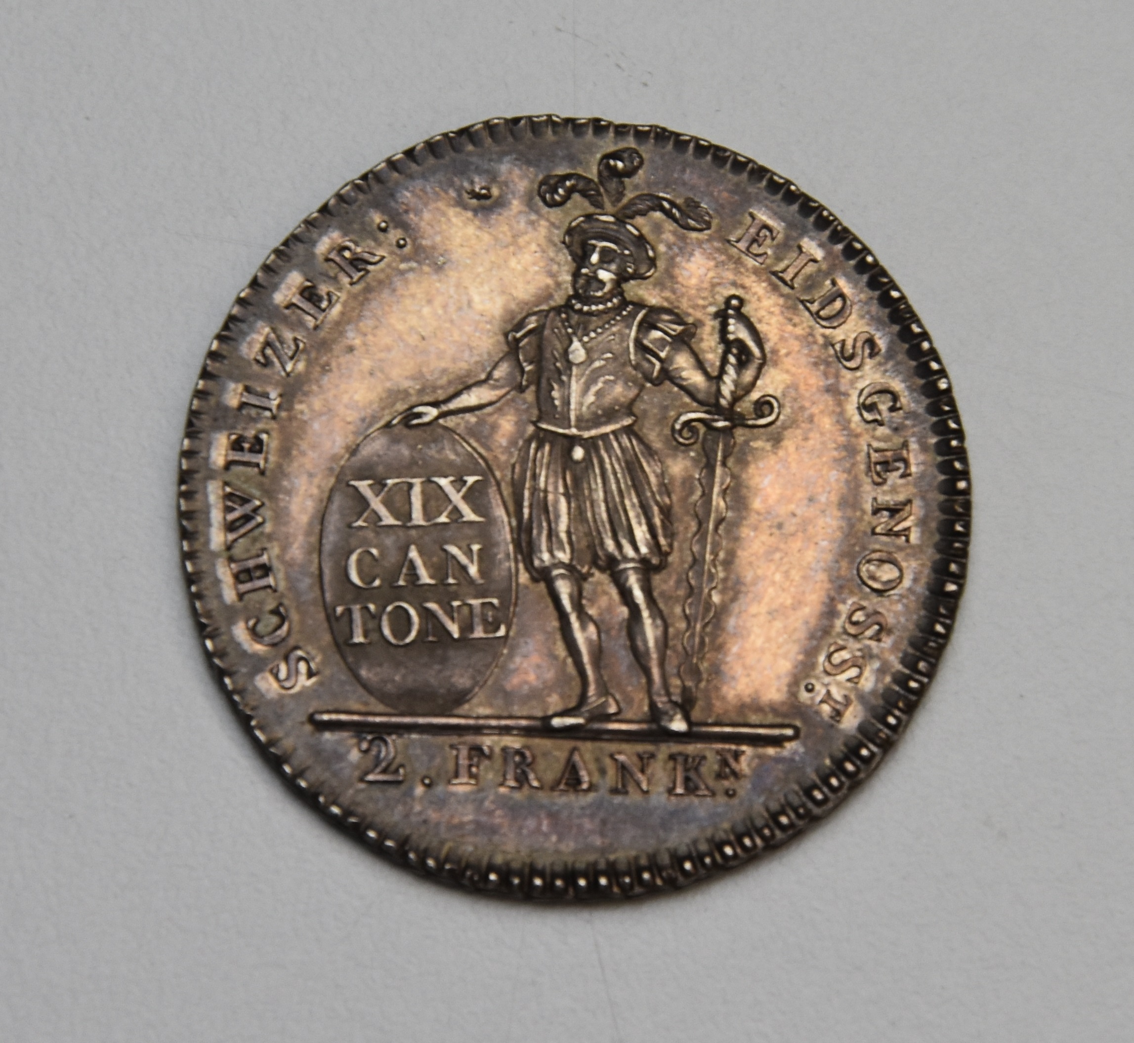 Schweiz Kanton Appenzell - Ausserrhoden 2 Franken 1812