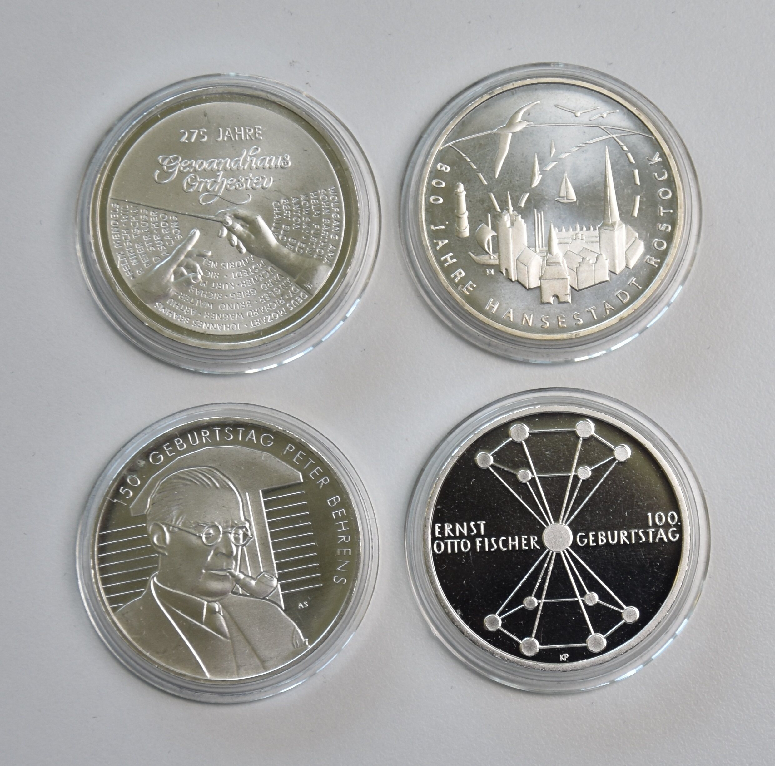 Deutschland 4 x 20 Euro 2018 Gedenkmünzen (Stempelglanz)