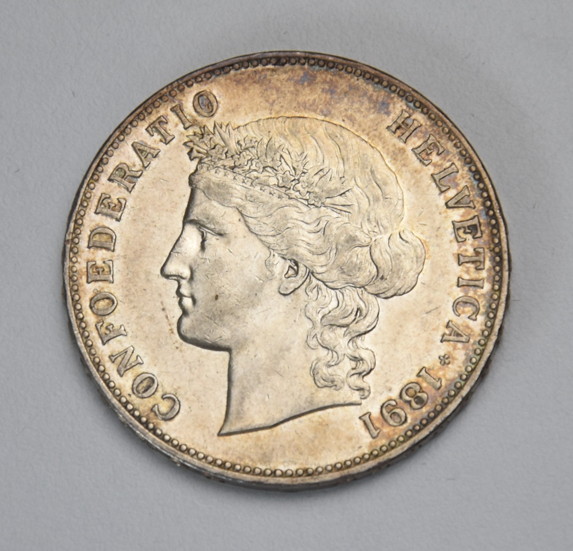 Schweiz 5 Franken - 1891 B (Helvetia)