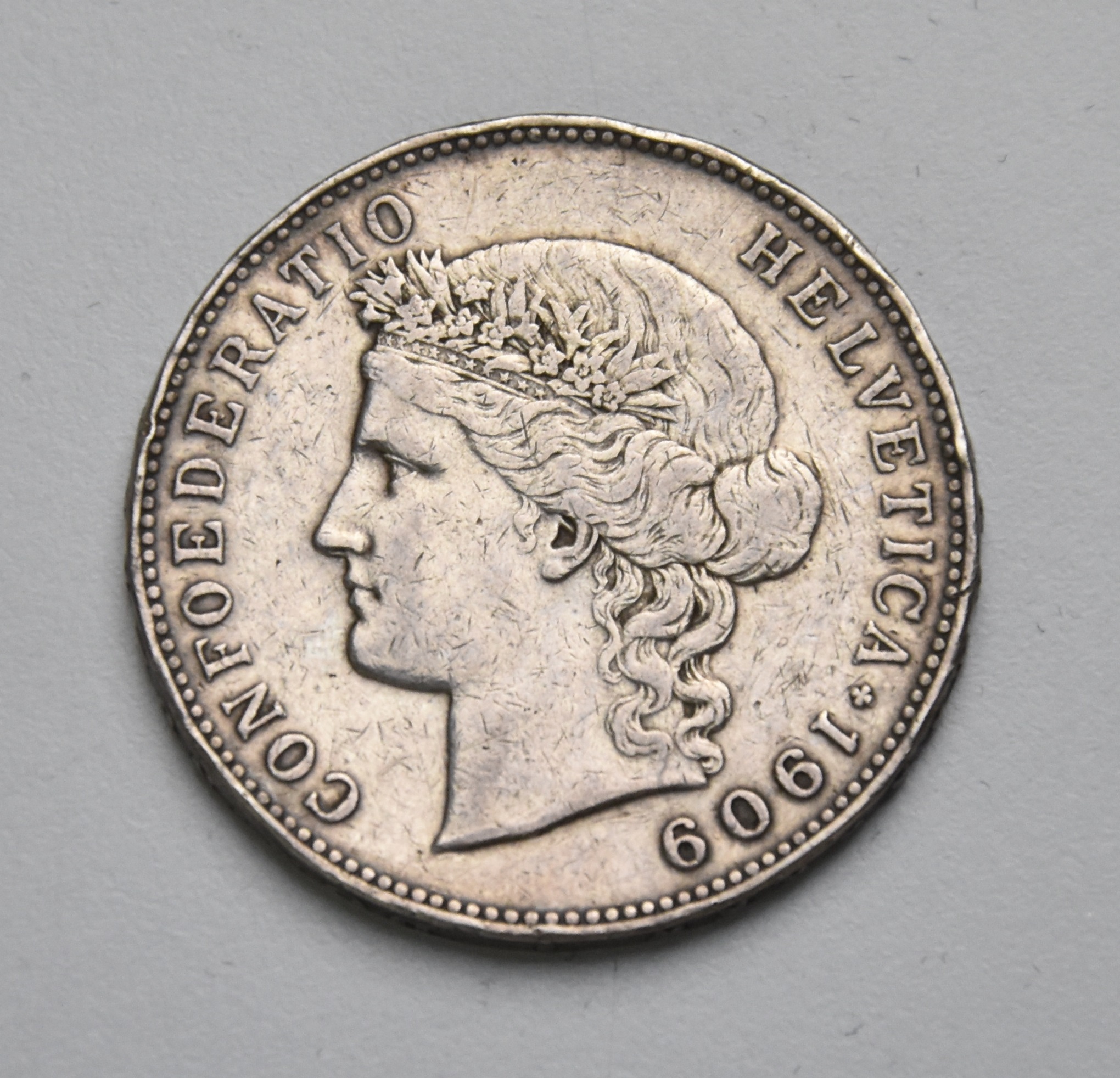 Schweiz 5 Franken - 1909 B (Helvetia)